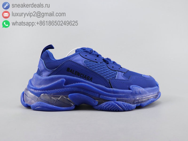 Balenciaga Triple S 3.0 Unisex Sneakers Blue UEL3890828
